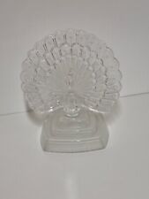 PEACOCK BIRD GLASS CRYSTAL ARCHES CRYSTAL LEAD VINTAGE COLLECTION 