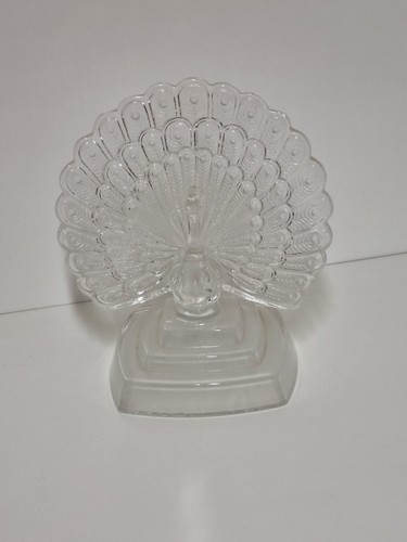 Paon oiseau verre cristal - en,