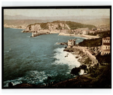 France, Nice, Vue Panoramique vintage photochrom photochromie, vintage photoch