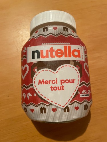 Pot nutella 1kg vide cœur - pot,