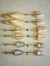 F6- Embauchoirs en bois et métal Forme à Chaussures 6 paires déco curiosité