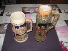 2 grandes chopes à bière