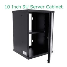 Armoire serveur murale 10 pouces 9U boîtier réseau rack verrouillage porte en...