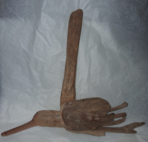 Sculpture bois flotté naturel - sculpture,