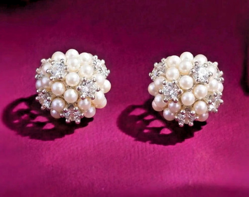 Boucles oreilles perles - boucles,