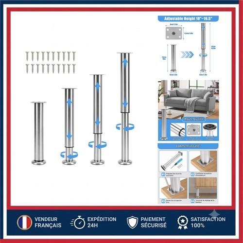 Pieds meuble réglables - meuble, en