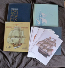 LOT 4 livres illustrés en Anglais et Néerlandais sur la Marine & les Bateaux