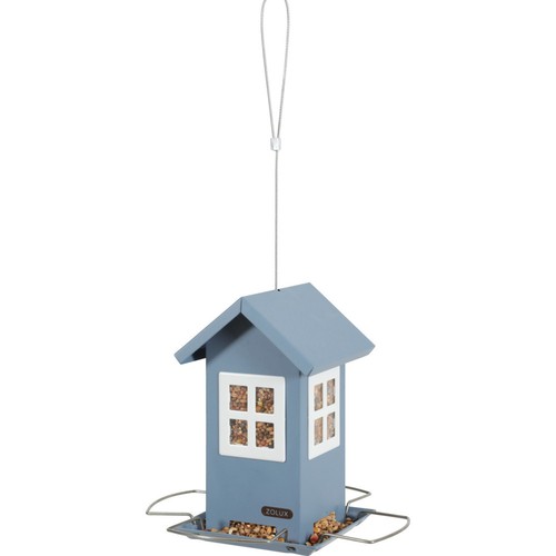 Mangeoire maisonnette bleu - , 4