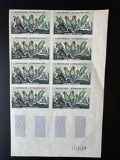 Centrafricaine 1962 Mi. 32 ND Oiseau bird Agapornis Pullaria Inséparables