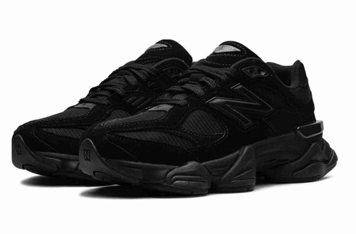 New balance 9060 triple black - new,