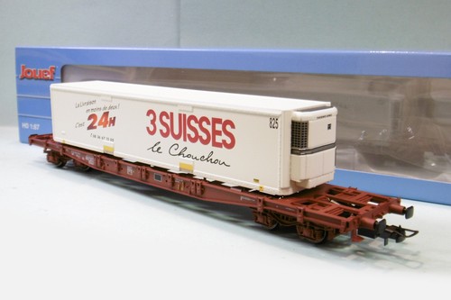 Jouef wagon porte conteneur - wagon,