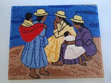 wall tapestry Latin America, textile, woman, mother, child wall art tapestry