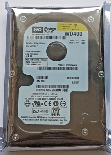Disque dur sata western - disque, 40