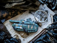 Porte-clés officiel Armée de Terre : char Leclerc – tank militaire PVC souple