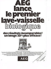 1972 AEG ADVERTISEMENT dishwasher