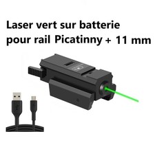 Laser vert rechargeable pour