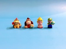 [4set] Mario Party Vintage Mini Figure Japan Bath Bomb Ofuro De Pon Nintendo