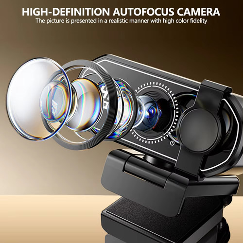 Webcam autofocus microphone - webcam, 4k