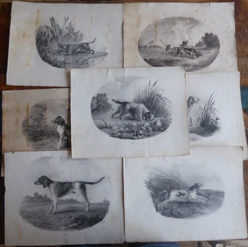 Lot ancienne lithographie - ancienne,
