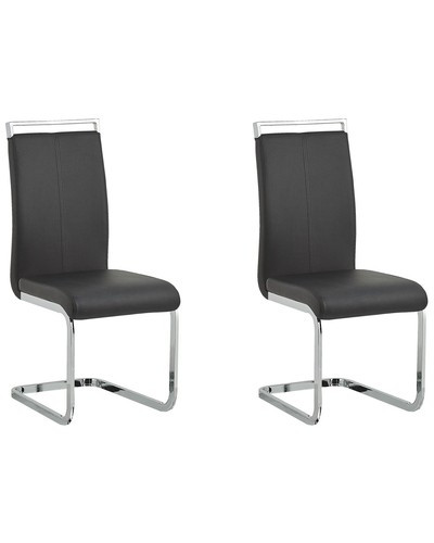 Beliani lot 2 chaises - -,
