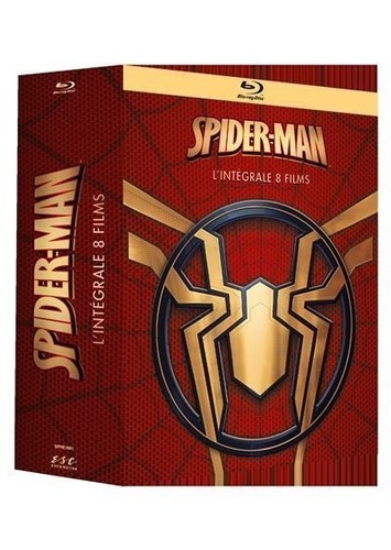 Coffret bluray spiderman - bluray,