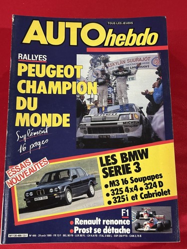 Auto hebdo autohebdo 486 - 486, 29