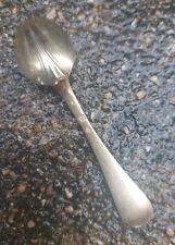 Rare CHRISTOFLE Vermeil Mocha Spoon - Rat Tail Solid Silver