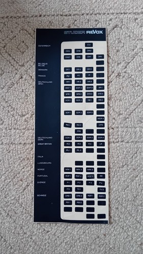 Etiquettes sticker revox - etiquettes,
