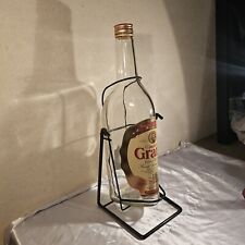 LARGE WILLIAM GRANTS WHISKY 3 LITRE BOTTLE ON ITS BLACK METAL BALANCE 