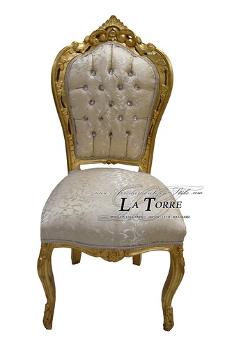 Chaise fauteuil baroque - chaise, still