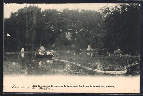 Cpa namur etang la maison - etang,