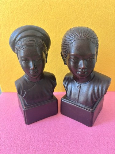 Terre cuite deux sculptures - cuite,