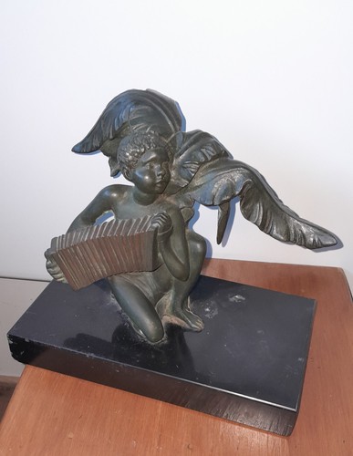 Bronze ancien signé - bronze,