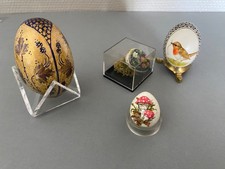 COLLECTIBLE EGGS HAND PAINTED DECORATIONS