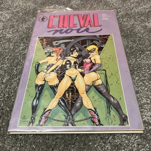 Cheval noir dark comics - noir,