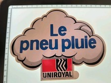 Vintage Uniroyal Le Pneu Pluie Sticker Sticker 