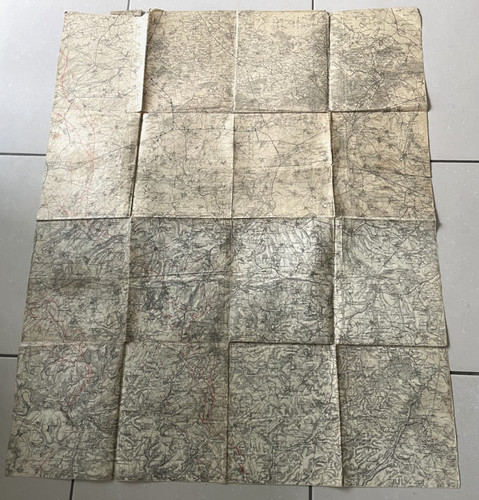 Carte etat major 127ème - ,