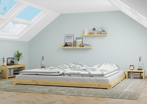 Lit futon extra plat 180x200 - futon,