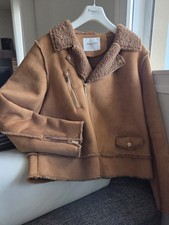 manteau daim femme marron 123