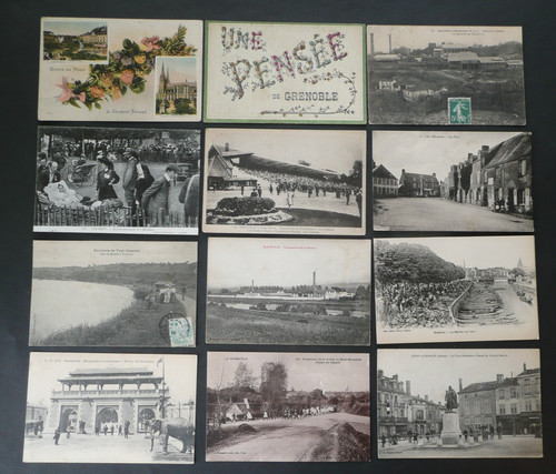 Lot cartes postales - de,