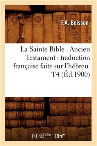 Sainte bible ancien - la,