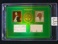 2025 Eternal Revelation Napoleon Bonaparte Genghis Khan Dual Patch Green /5