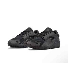 Men's Nike Air Huarache Runner Black Medium Ash Anthracite DZ3306-002 Size 5.5