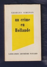 Collection "SIMENON", Un crime
