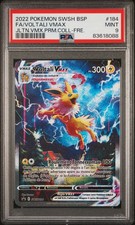Pokemon Card Voltali VMAX SWSH184 PSA 9 Promo Sword And Shield FR