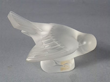 Oiseau moineau Cristal Lalique
