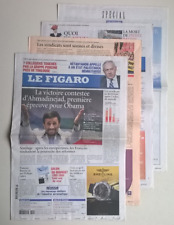 LE FIGARO N°20 178 du 15/06/2009 - Ahmadinejad/MORT PIERRE PAULIN/ Salon Bourget