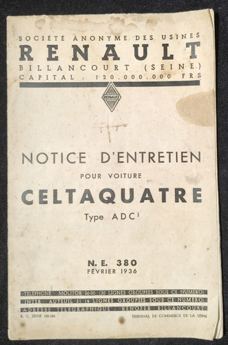 Renault celtaquatre 1936 - celtaquatre,