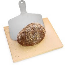 Fireproof 123 - pierre à pain incl. Pelle à pain en brique réfractaire