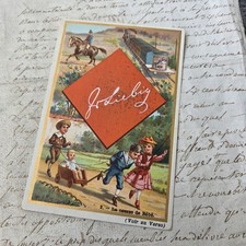 Liebig S336 Chromo Oblate Scraps Playing Card S 336